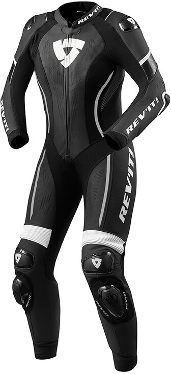 REV'IT Xena 3 One Piece Ladies Black/White - Worldwide Shipping!
