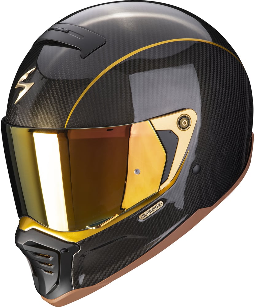 Scorpion EXO-HX1 Carbon SE Black/Gold - Worldwide Shipping!