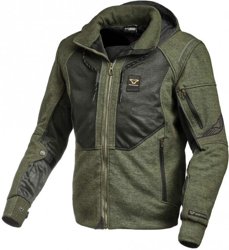 Macna Breeze Hoodie Green/Black 404 - Worldwide Shipping!