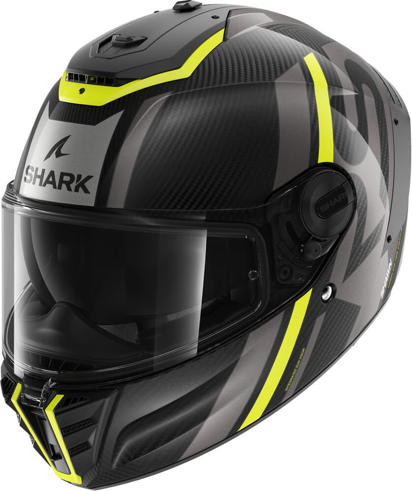 Shark Spartan RS Carbon Shawn Yellow Anthracite DYA - Worldwide