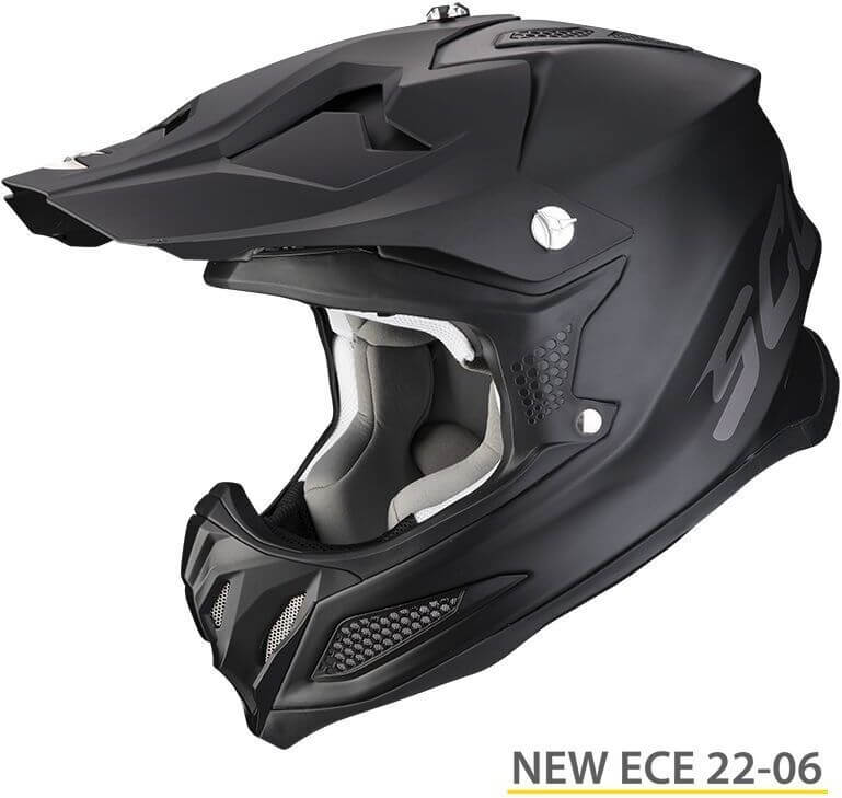 Scorpion VX-22 AIR Solid Matt Black - Worldwide Shipping!