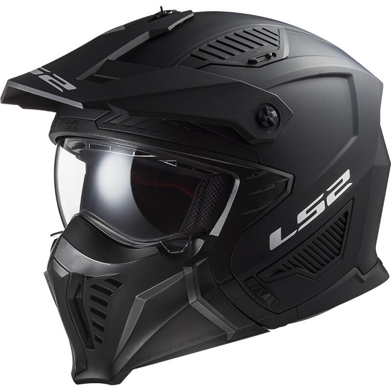 LS2 OF606 Drifter Solid Matt Black 06 - Worldwide Shipping!