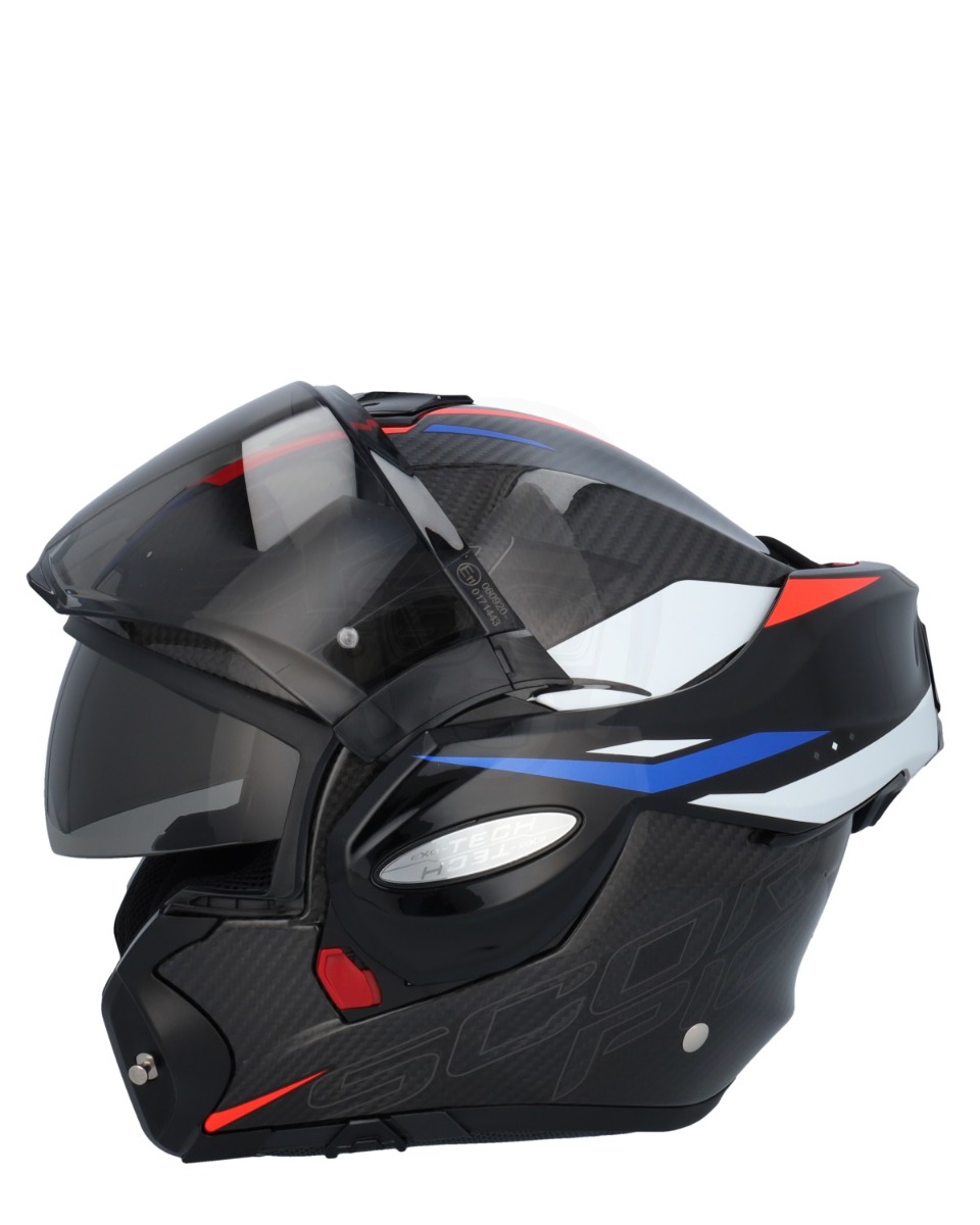 Scorpion EXO-Tech EVO Carbon Rover Black/Red/Blue - Worldwide