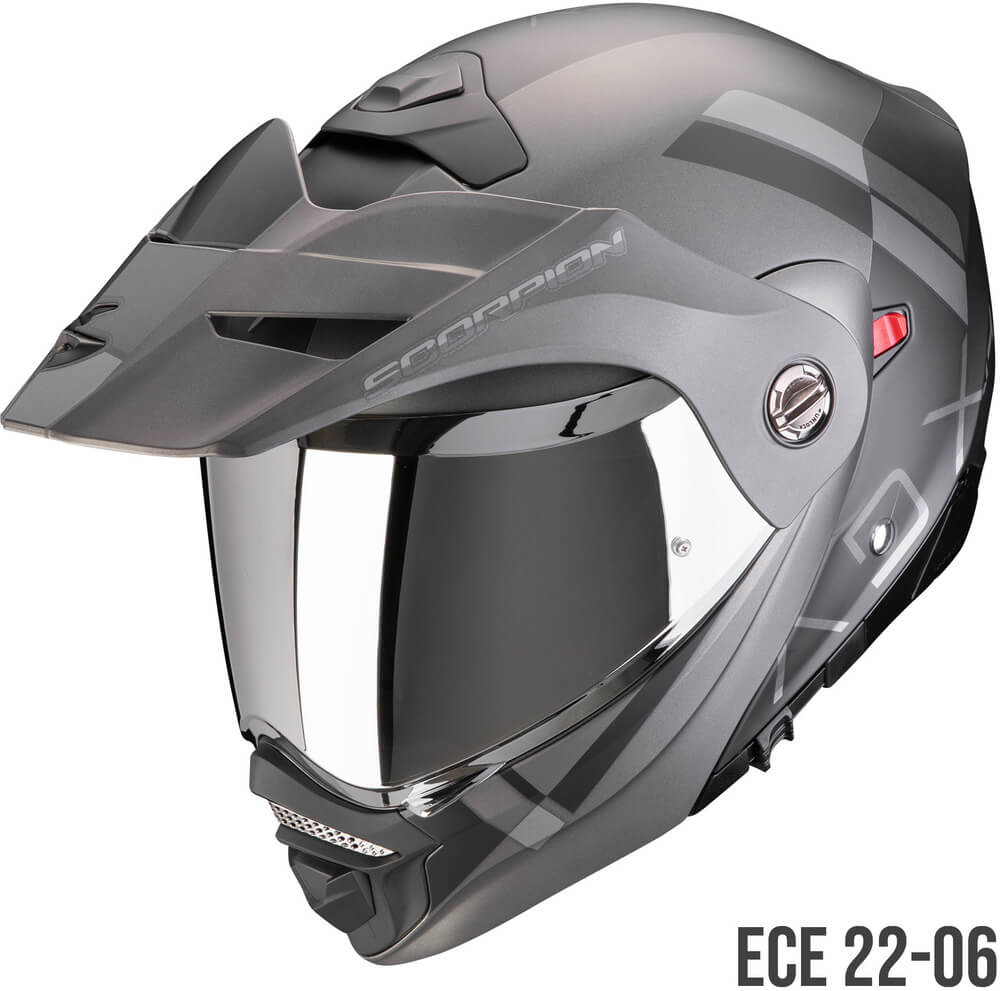 Scorpion ADX-2 Galane Matt Black/Silver - Worldwide Shipping!