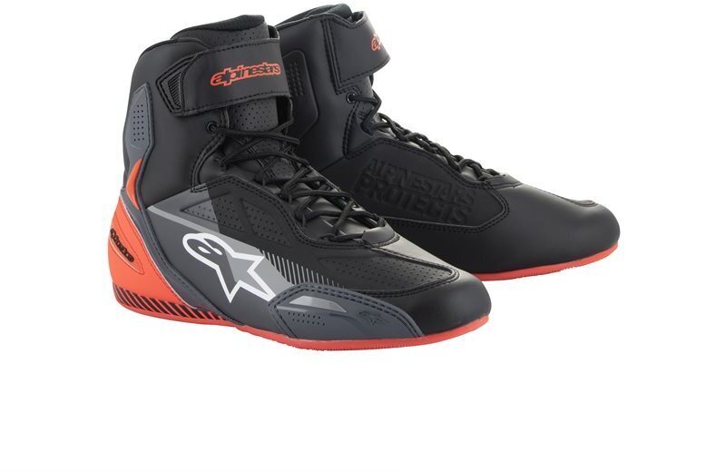 Alpinestars Faster-3 Shoes Black Gray Red Fluo 1130 - Worldwide