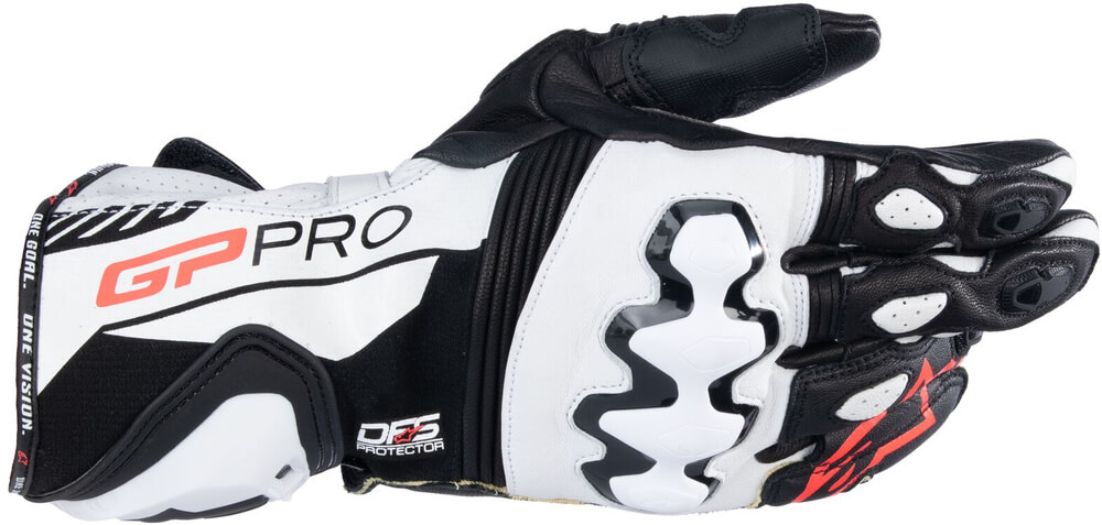 Alpinestars GP Pro R4 Gloves Black White 12 - Worldwide Shipping!