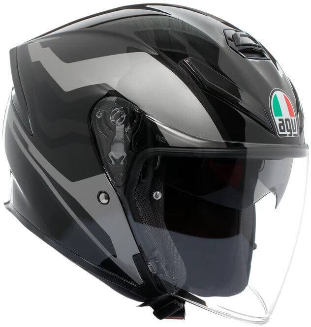 Motorcycle Helmet Cascos K5 AGV K5 Jet Evo Tune Grey/Black 007