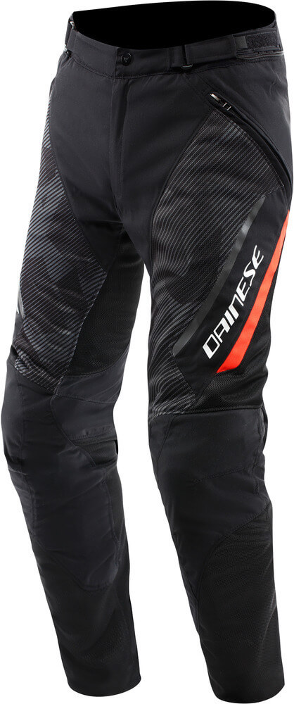 「ほぼ未使用」DRAKE 2 SUPER AIR TEX PANTS 48 Dainese Drake 2 Super Air Tex Trousers Black/Anthracite/Red-Fluo