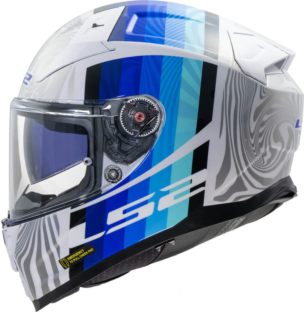 LS2 FF811 vectorⅡ ヘルメット LS2 FF811 Vector II Freedom White Silver - Worldwide Shipping!