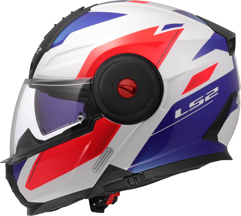 LS2 FF902 Scope II Duria White Blue Red - Worldwide Shipping!