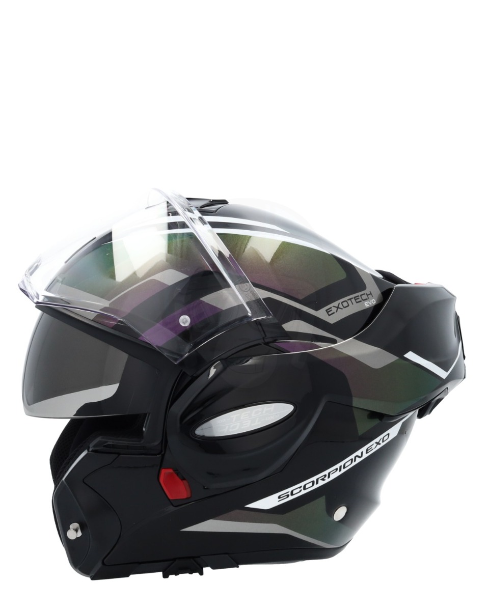 Scorpion EXO-Tech EVO Furio Black/Chameleon - Worldwide Shipping!