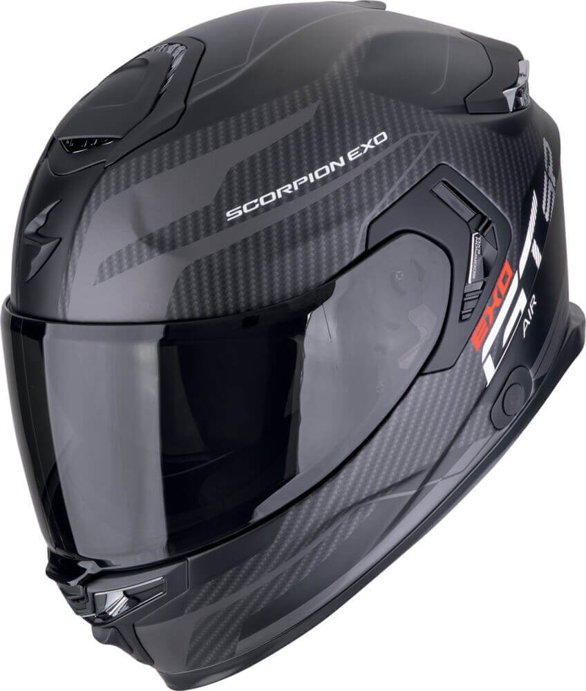 Scorpion EXO-GT SP AIR Flex Matt Black/Silver - Worldwide Shipping!