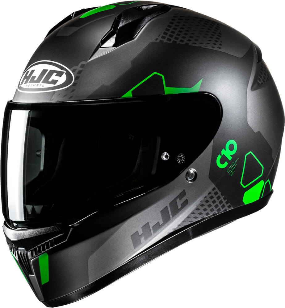 HJC C10 ヘルメット グレー HJC C10 ヘルメット グレー Bluetooth付き - メルカリ