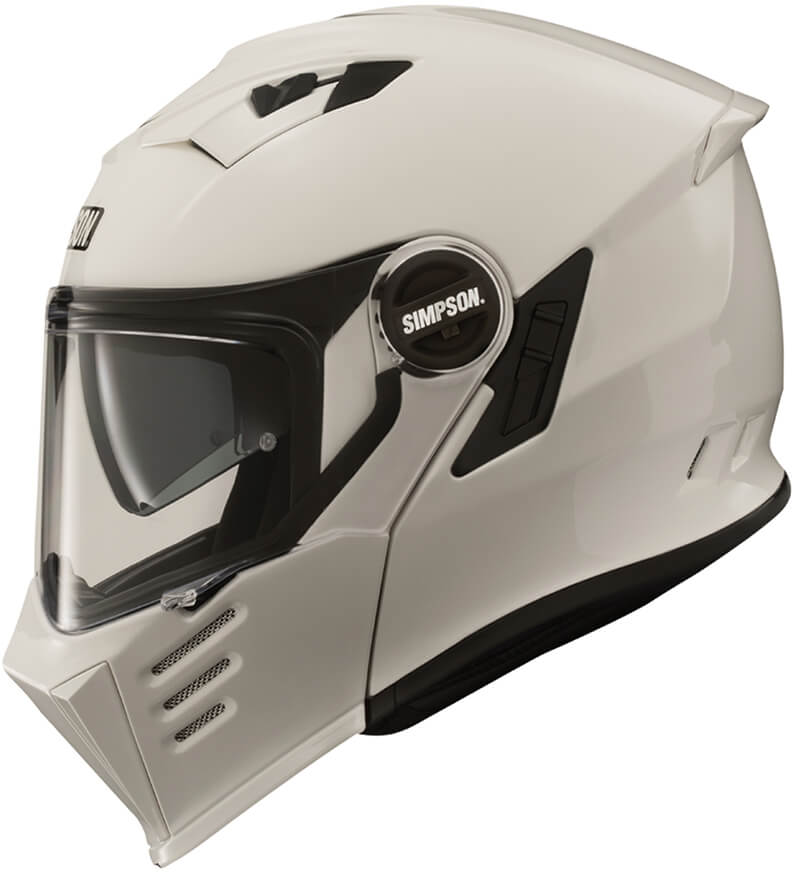 SIMSON DARKSOME フルフェイスヘルメット ホワイト Simpson Darksome White 06 - Worldwide Shipping!