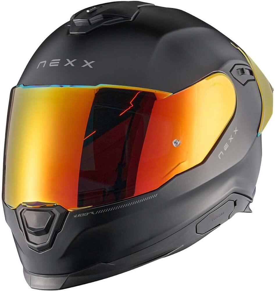 NEXX Y.100R Subsonic Matt Black/Red - Worldwide Shipping!