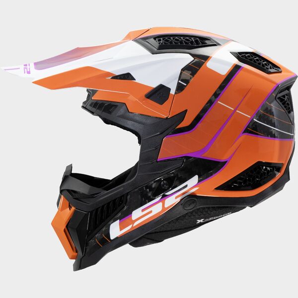 LS2 MX703 X-Force Galuo Orange - Worldwide Shipping!