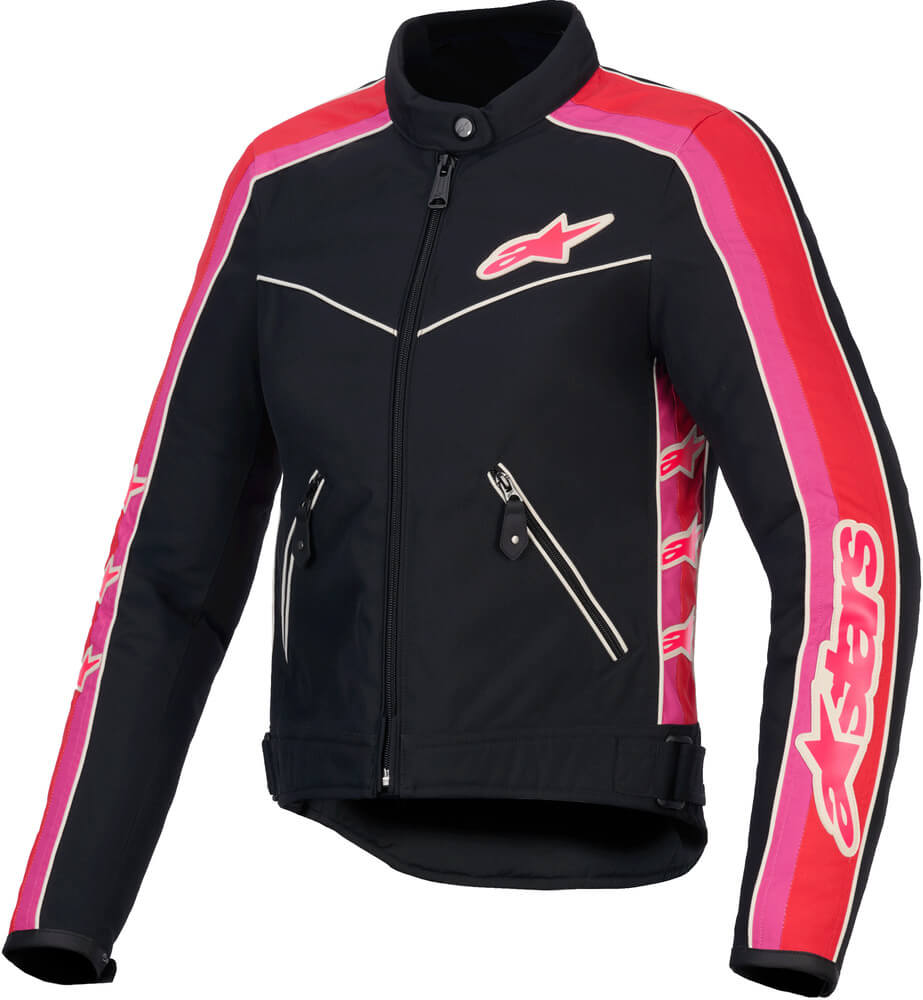 Alpinestars Stella T-Dyno WR Jacket Black Bright Red Fuchsia 1499 
