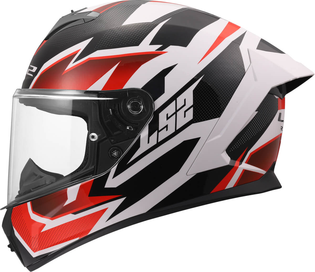 LS2 FF820 Rapid III Xtrem White Black Red - Worldwide Shipping!