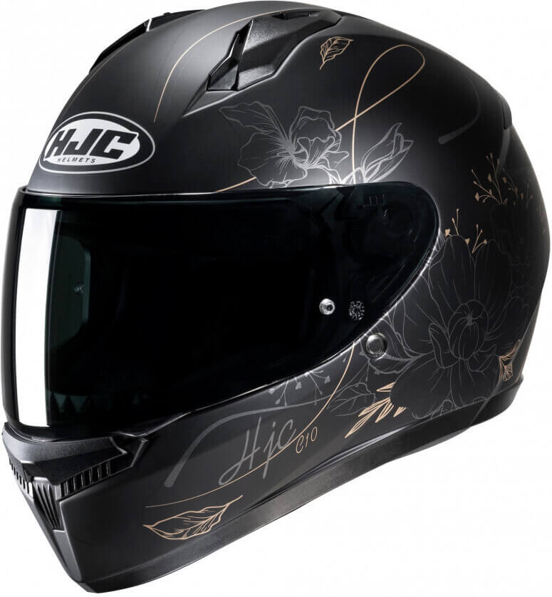 HJC C10 Epik Black 187 - Worldwide Shipping!