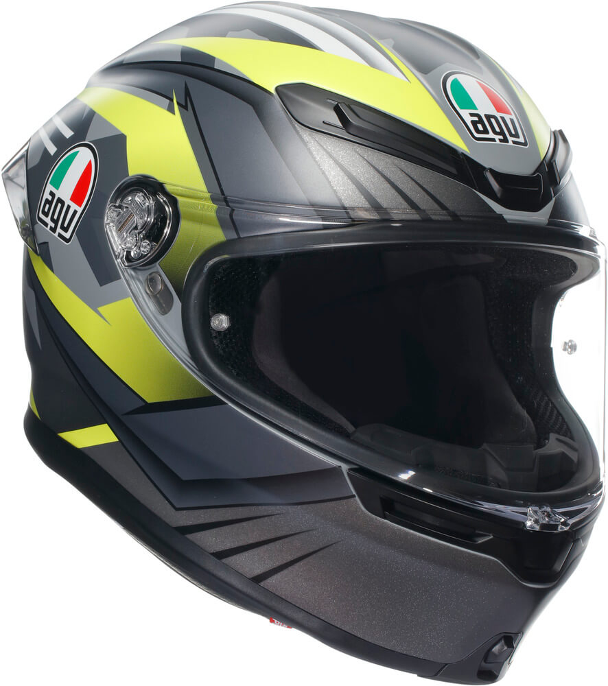 agv k6 kask S Helmet - Nardo Gray versatile and suitable for every motorcycle rider Agv K6 S Matt Black,