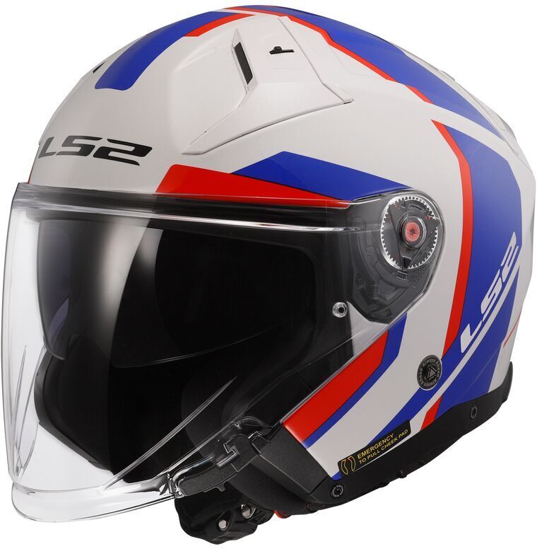 ls2 blue white helmet FF320 STREAM EVO SCAPE GLOSS WITH PINLOCK Destination Moto This blend allows for excellent energy management and flexibility LS2 OF603 Infinity II Focus