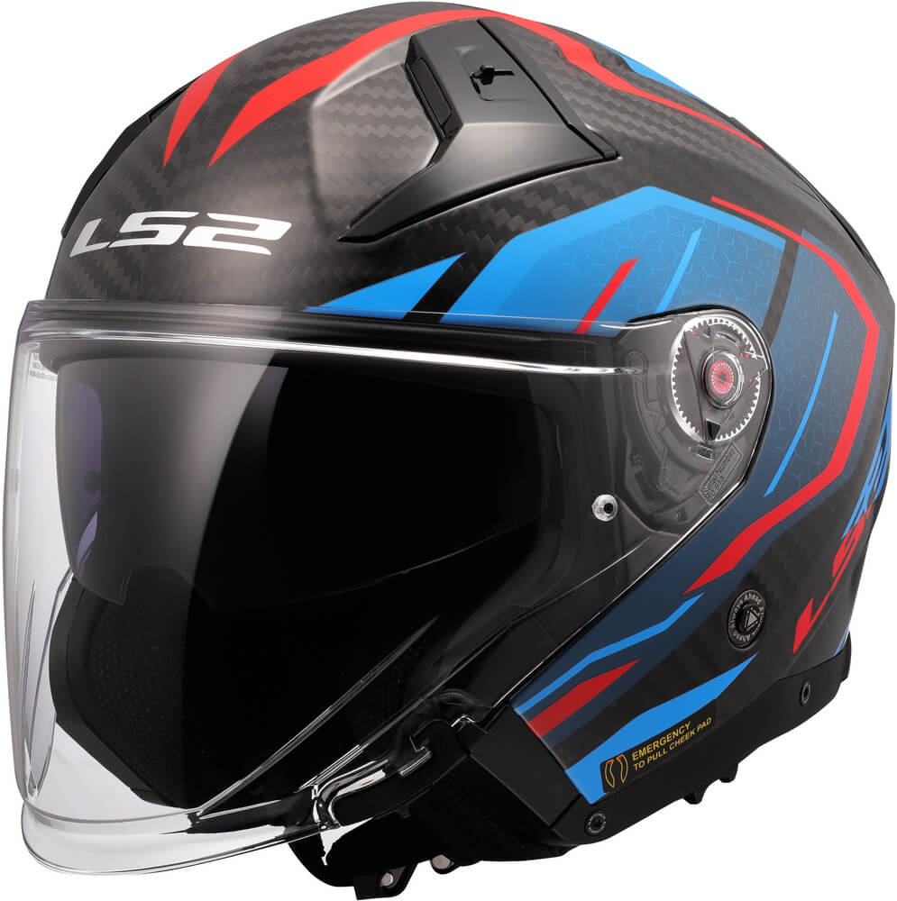 blue ls2 helmets Valiant II Modular Helmet strong and light outer LS2 Strobe 2 Matt Navy