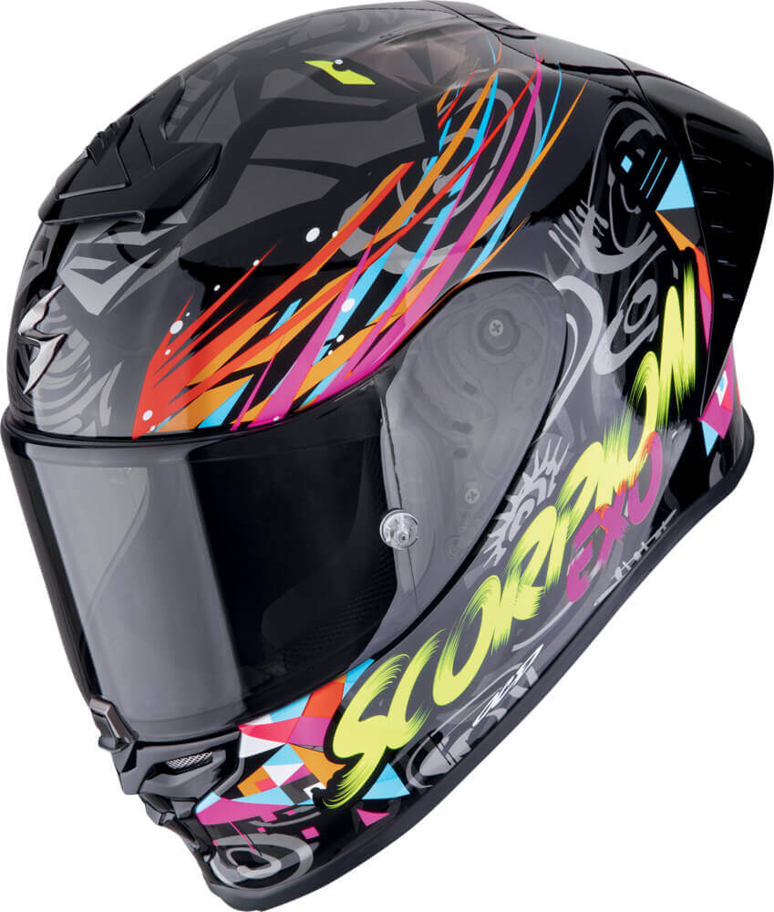 Scorpion EXO-R1 EVO II AIR Savage Black/Blue/Pink - Worldwide