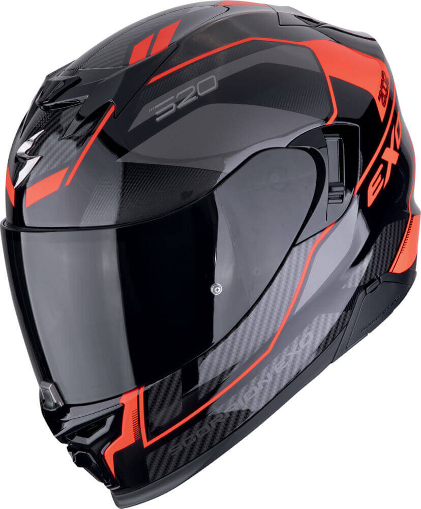 Scorpion EXO-520 EVO AIR Lena Black/Red - Worldwide Shipping!