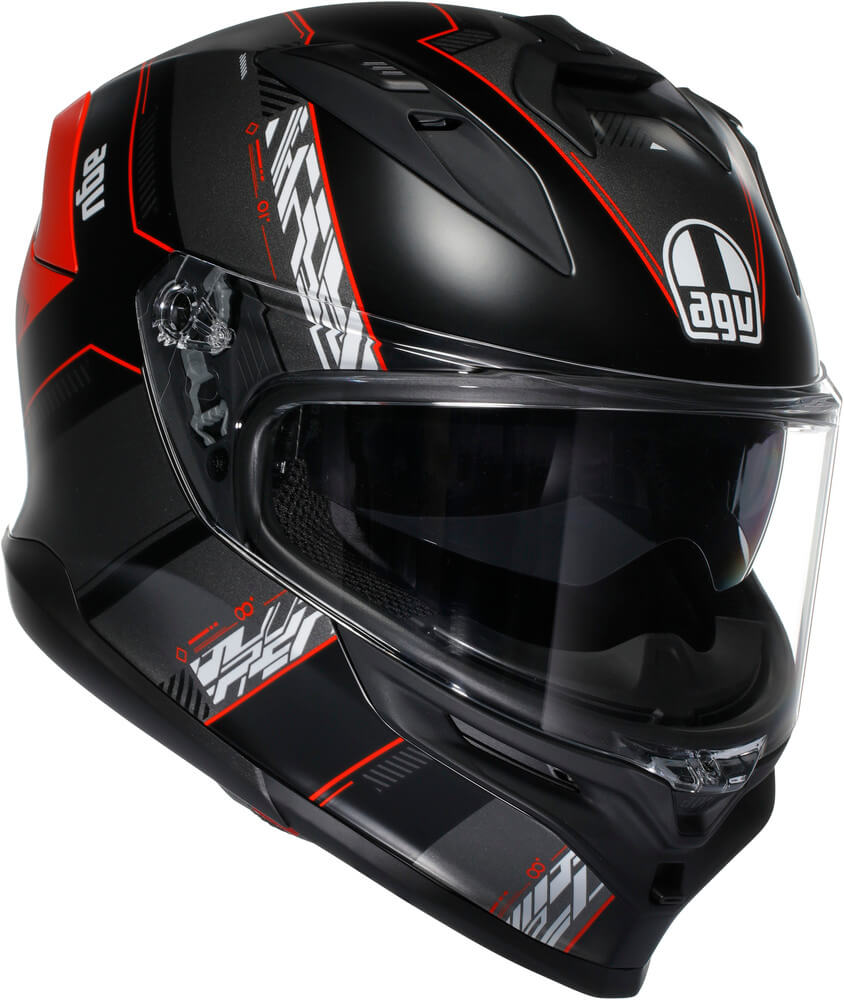 AGV K7 Kyber Matt Black/Red - Worldwide Shipping!