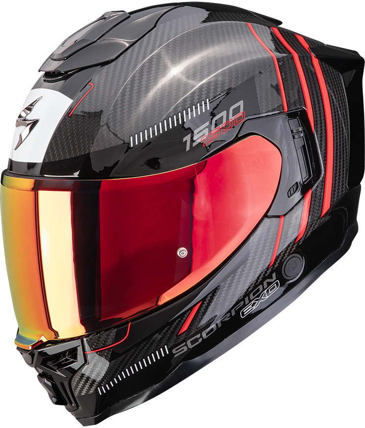 Scorpion EXO-1500 AIR Carbon Zity Black/Red - Worldwide Shipping!