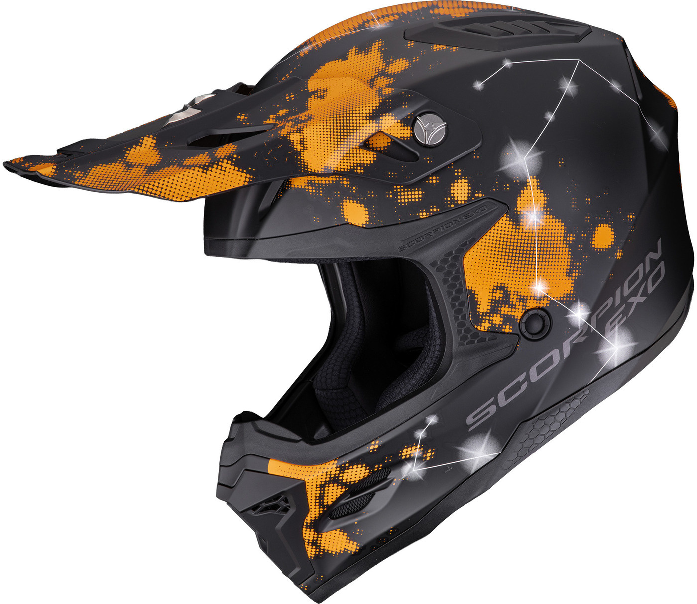 Scorpion SMX-10 Vibe Matt Black/Orange - Worldwide Shipping!