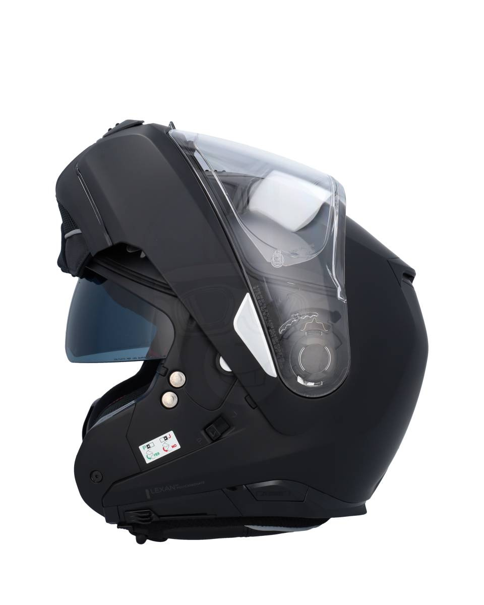 Nolan N100-5 Classic N-Com Flat Black 010 - Worldwide Shipping!