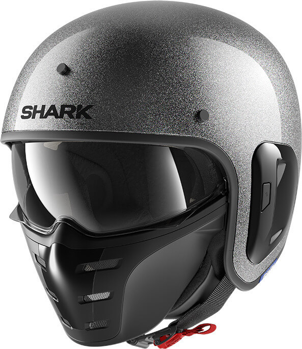 Shark S-Drak 2 Blank Silver/Silver/Glitter SSX