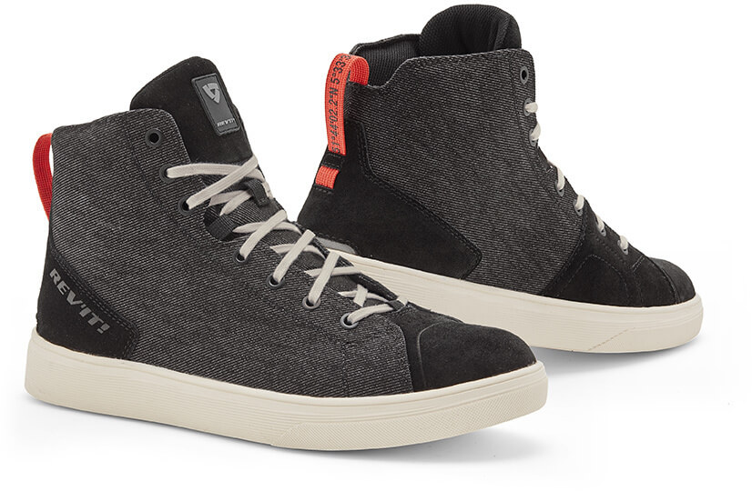 REV'IT Delta H2O Shoes Black/White