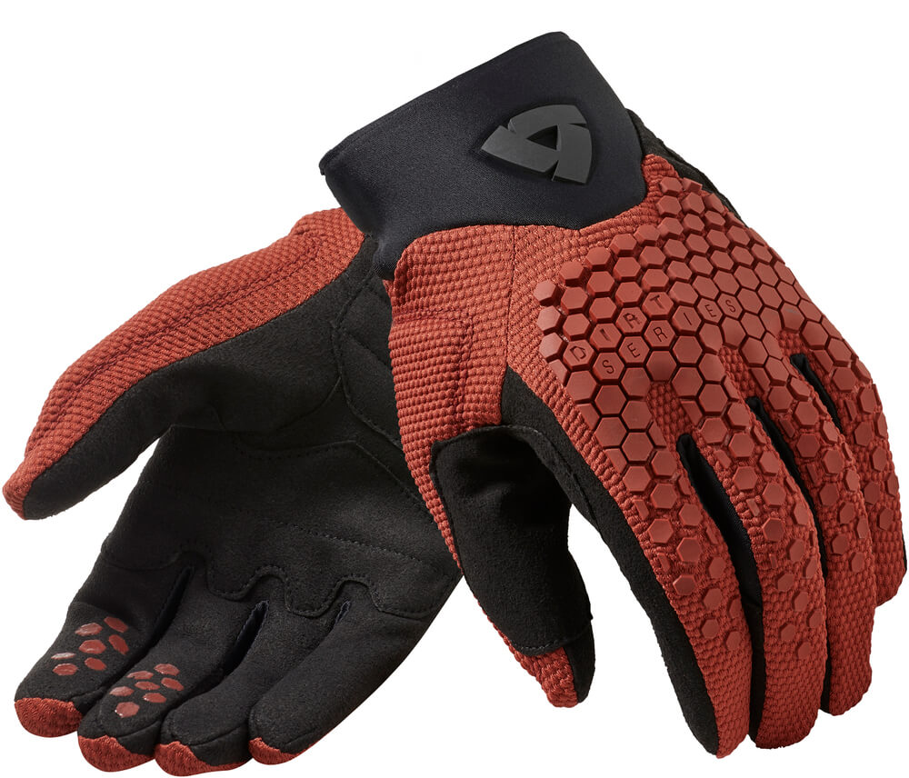 REV'IT Massif Gloves Burgundy Red