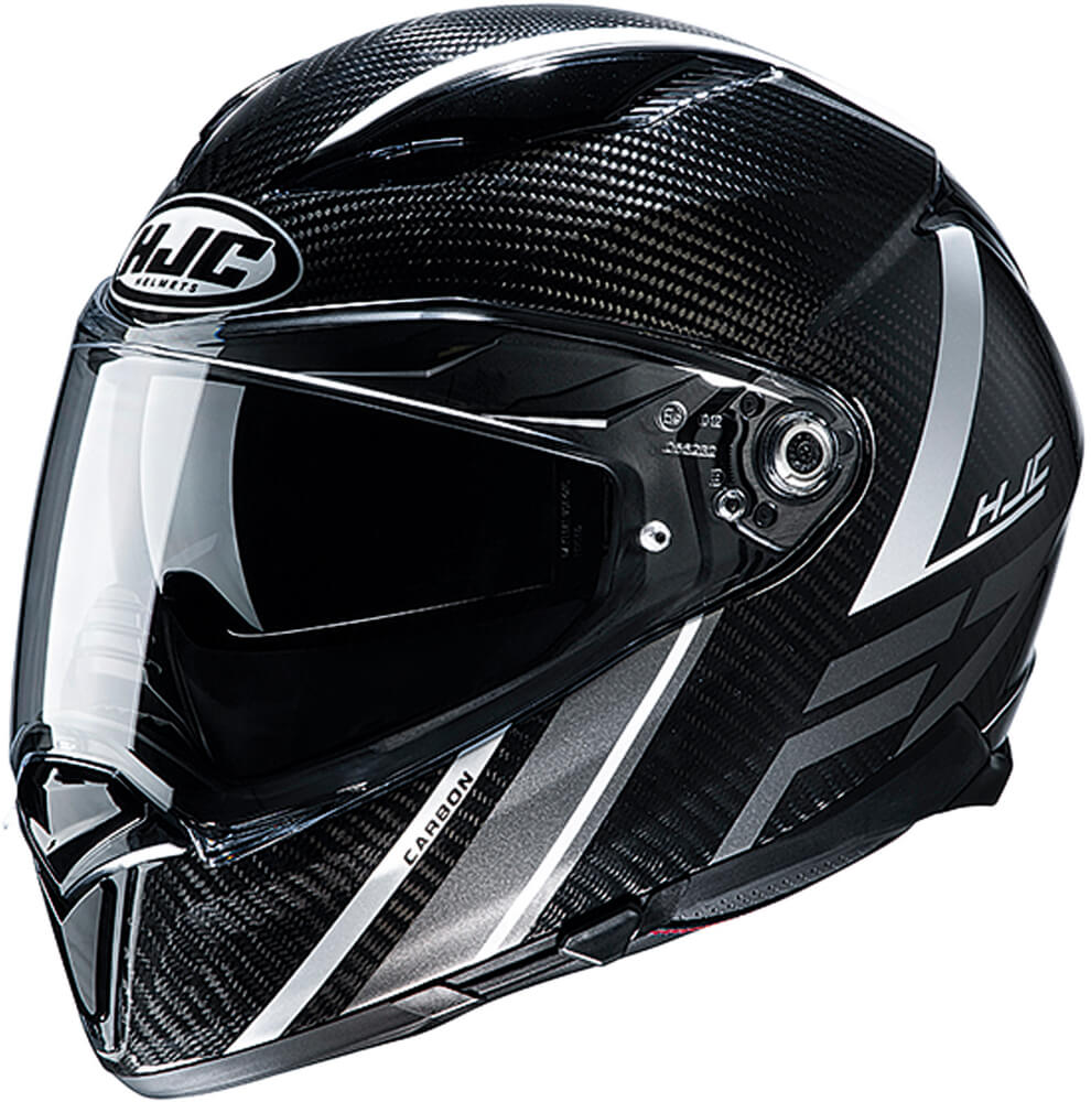 HJC F70 Eston Carbon Black/white 182