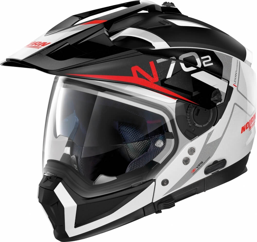 Nolan N70-2 X Bungee N-Com Metal White/Black/Red 39