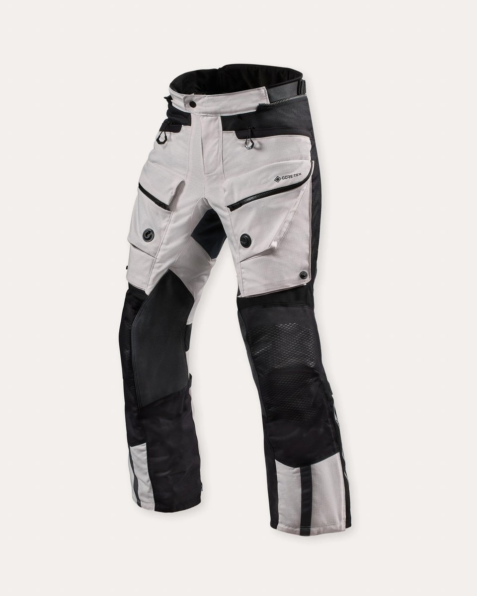 REV'IT Defender 3 GTX Trousers Silver/Black