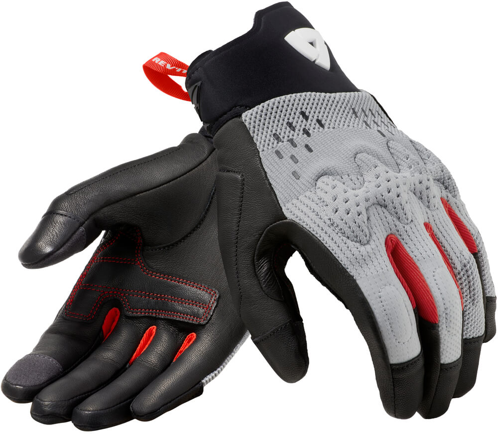 REV'IT Kinetic Gloves Light Grey/Black