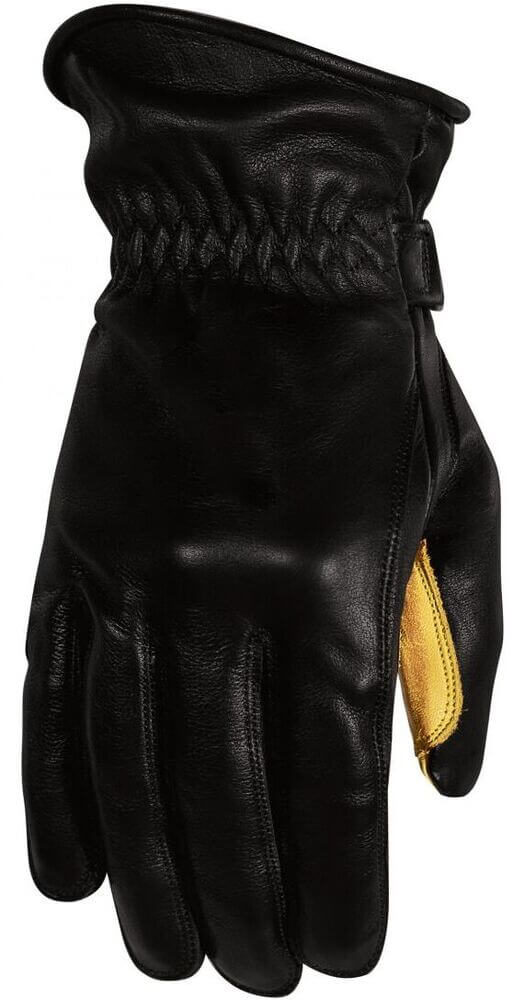 Rusty Stitches Johnny Gloves Black/Yellow 125