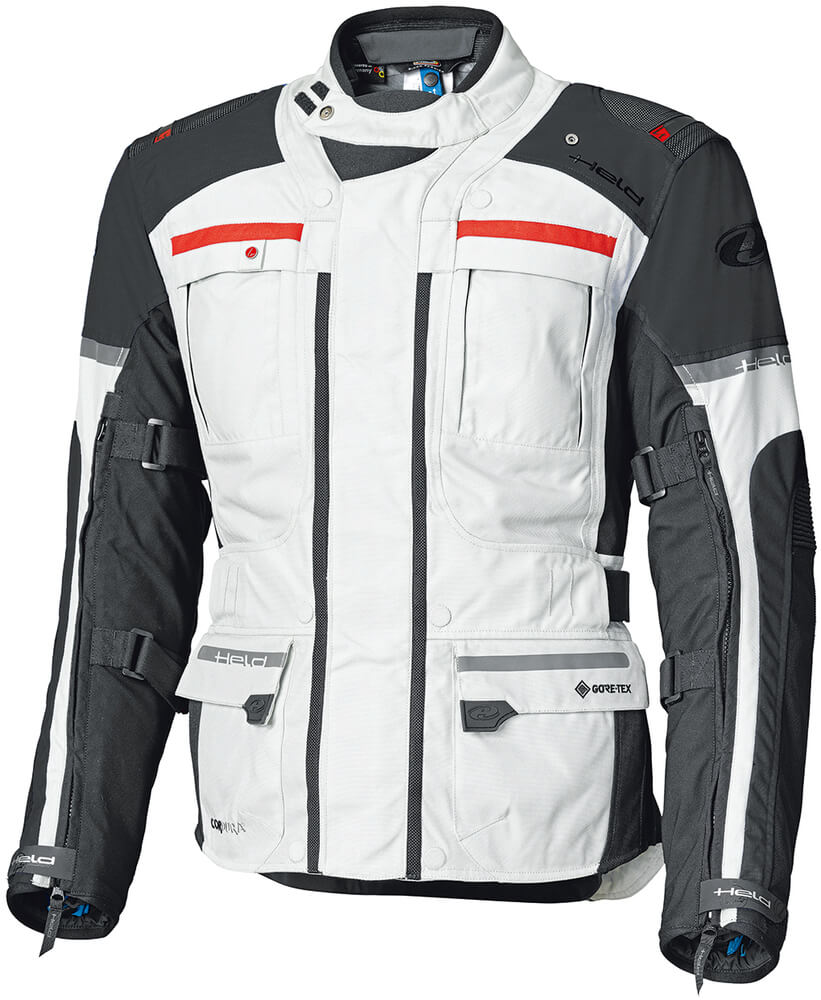 Held Carese Evo Gore-Tex Touring Jacket Grey/Red 072