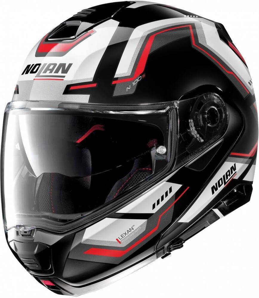 Nolan N100-5 Upwind Glossy Red N-Com 061