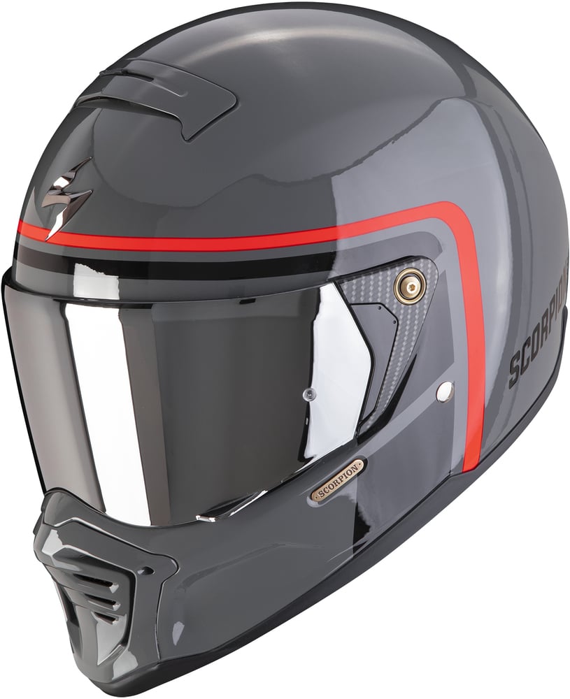 Scorpion EXO-HX1 Nostalgia Cement Grey/Black/Red