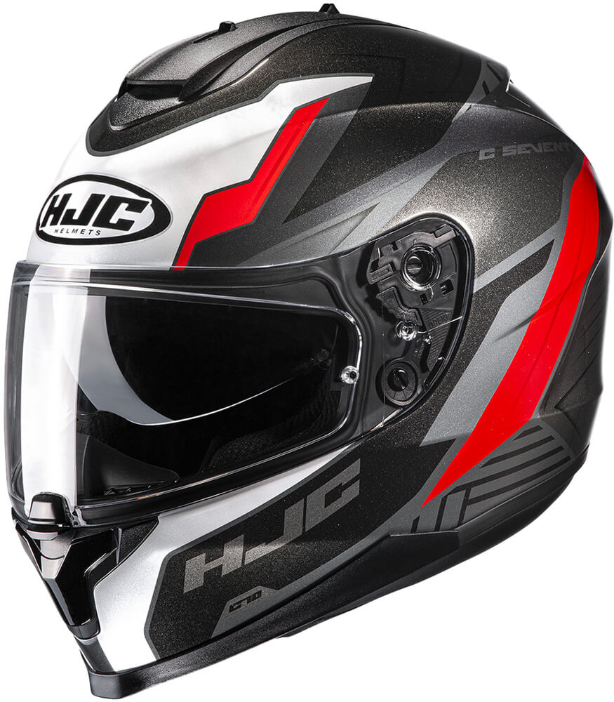 HJC C70 Silon White/Red 823