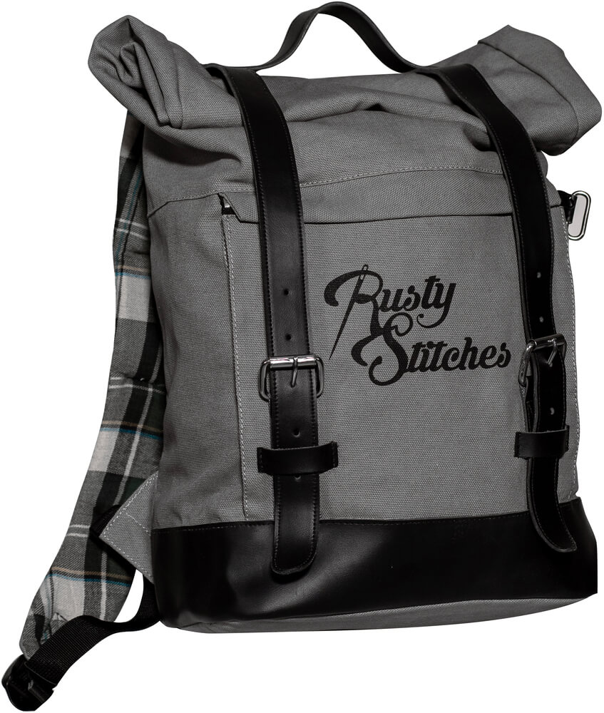 Rusty Stitches Archer Bag Grey/Black