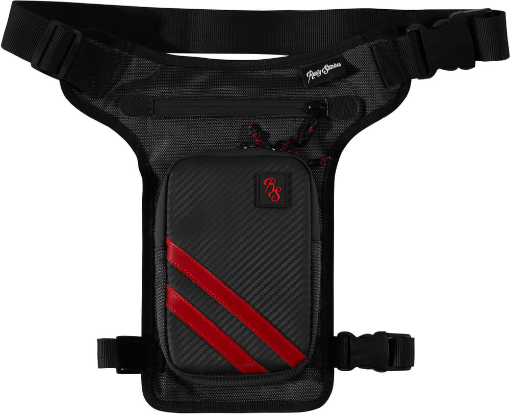 Rusty Stitches Gordon Bag Black/Red