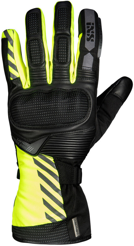 IXS Glasgow-ST 2.0 Tour Gloves Black/Yellow Fluo 350