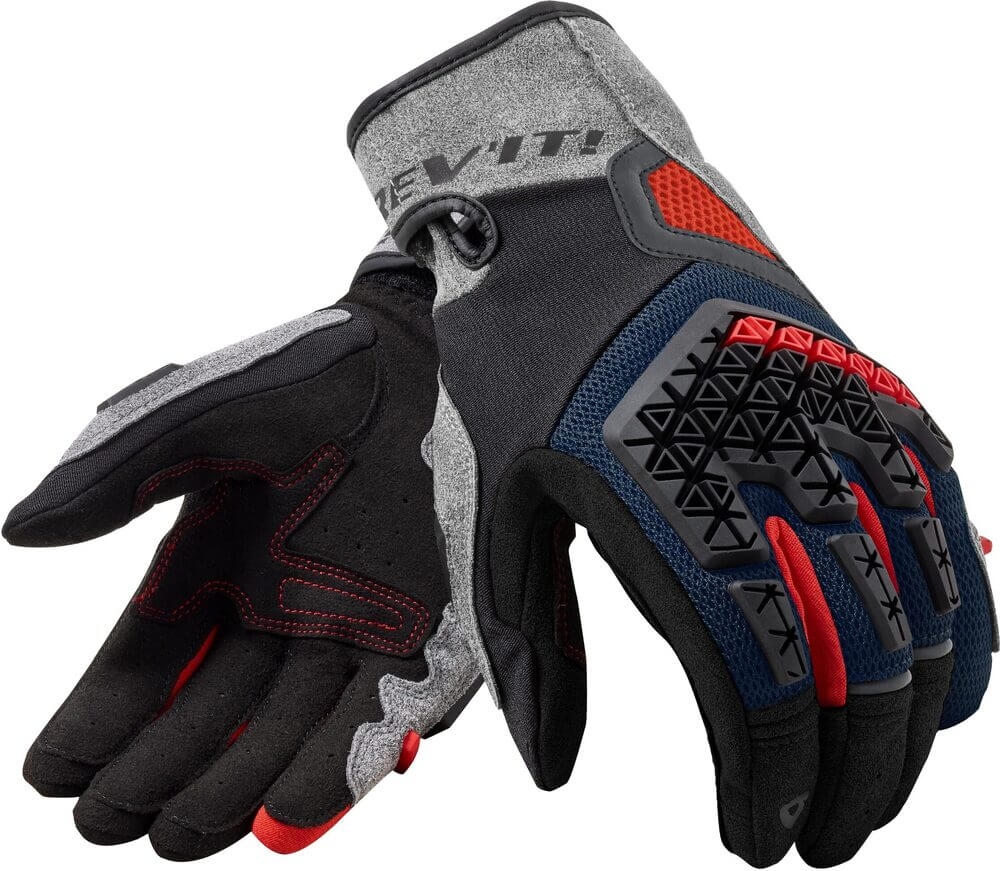 REV'IT Mangrove Gloves Silver/Blue