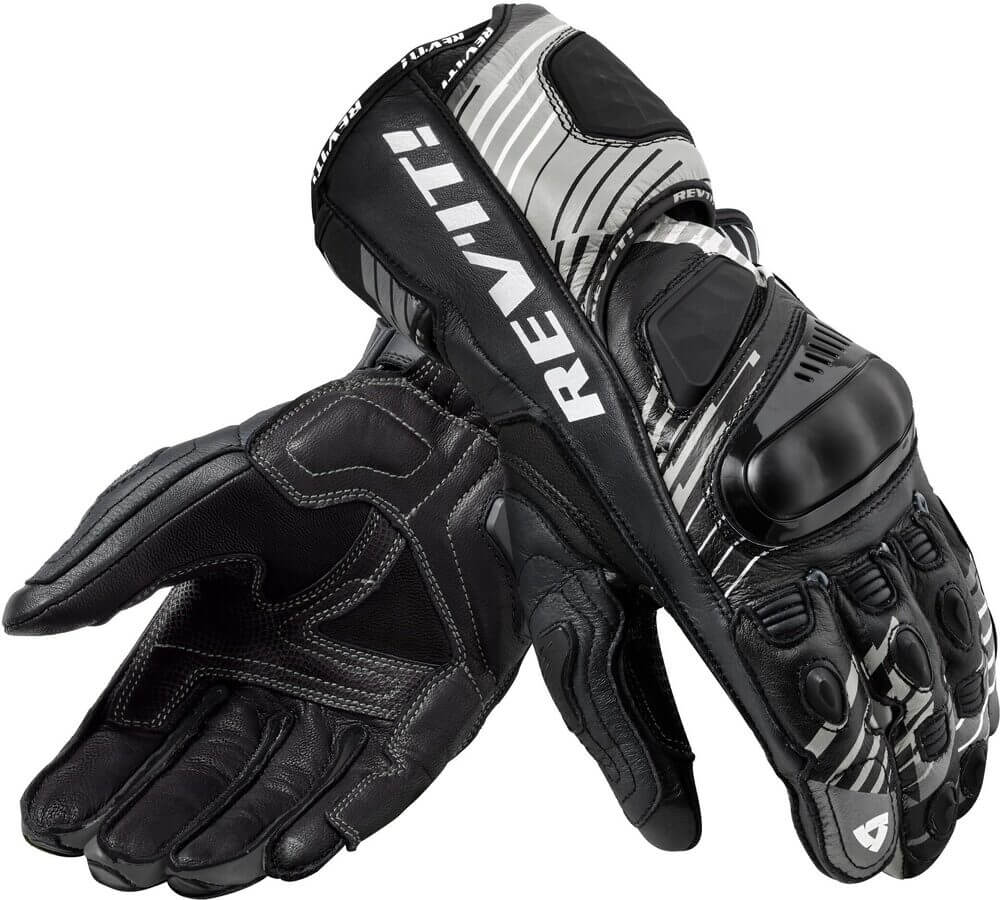 REV'IT Apex Gloves White/Black