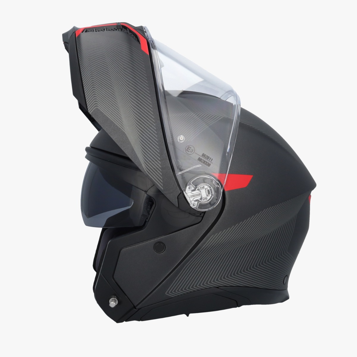 AGV Tourmodular Frequency Matt Gunmetal/Red 005